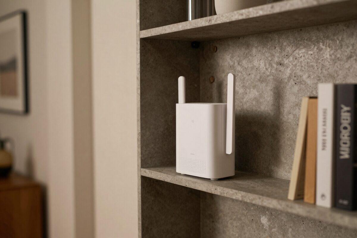 Κόμβος δικτύου Wi-Fi mesh σε εσωτερικό χώρο